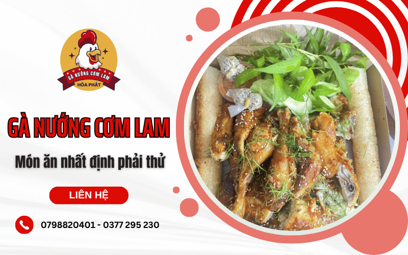 gà nướng cơm lam