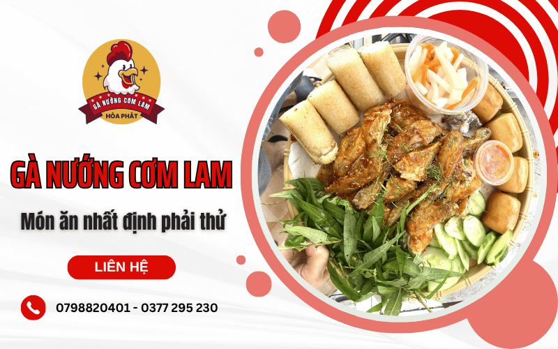 gà nướng cơm lam